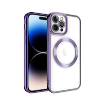 Apple Uyumlu iPhone 14 Pro Max Kılıf Magsafe Wireless Şarj Özellikli Setro Silikon