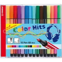 Stabilo Pen 68 Mini Color Hits Cd 15'li