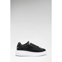 Guess Fireup Kadın Deri Sneaker Siyah