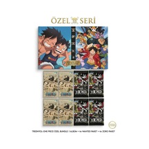 Cantex Tech One Piece Oyun Kartı Özel 2 Seri Bir Arada Black 4 Paket - Wanted 4 Paket 1 Adet Albüm Dahil