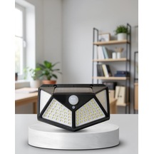 Solar Dış Mekan Lambası 100 Led Hareket Sensörlü