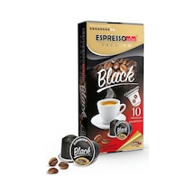 Espressomm® Premium Black Alüminyum Kapsül Kahve 10 Adet