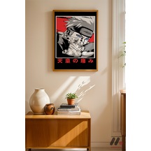 Naruto Pain Poster, Ahşap Çerçeveli Duvar Tablosu - Anime Severlere Özel Hediye
