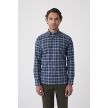 Bisse Regular Fit Pamuk Lacivert Erkek Gömlek Gmeks4kpal242065 E39 Lacivert