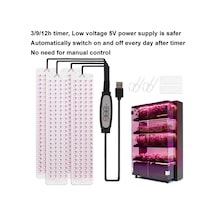 Sones 5v Usb Panel Bitki Işığı Akıllı Karartma Zamanlama Led Bitki Büyüme Işığı, Boyut: 3 Kafa Güneş Işığı Diğer