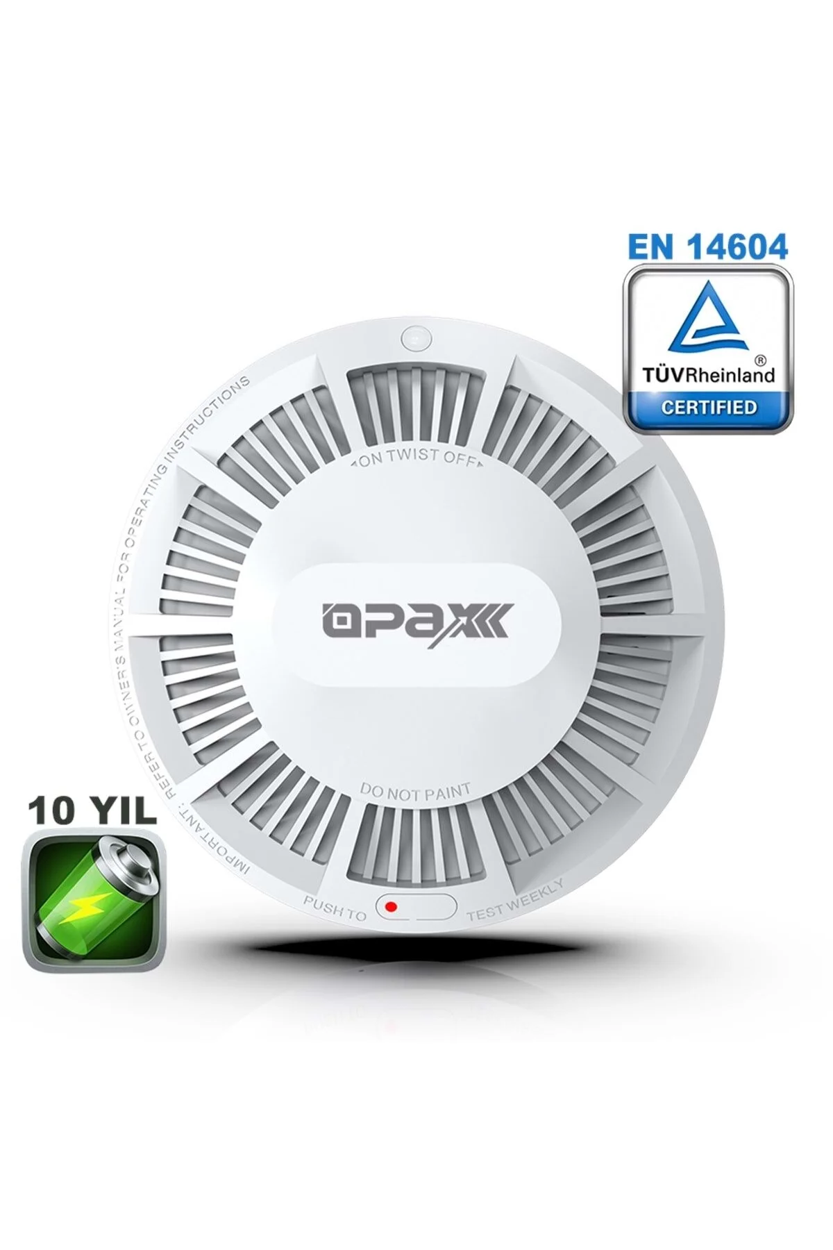 Opax Hy-ssa01 W20 Bgr 12 Ard 575 Tüm Panellere Uyumlu Duman & Isı Dedektörü Panelsiz Çalışma Özelliği I