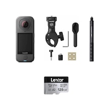 Insta360 X4 Air Aksiyon Kamerası - Motosiklet Kiti 128 Gb Foto Ekspres Siyah