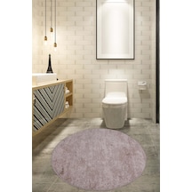 Bonny Home Nova Vizon Yuvarlak Kaymaz Pamuk Taban 100 x 100 Vizon