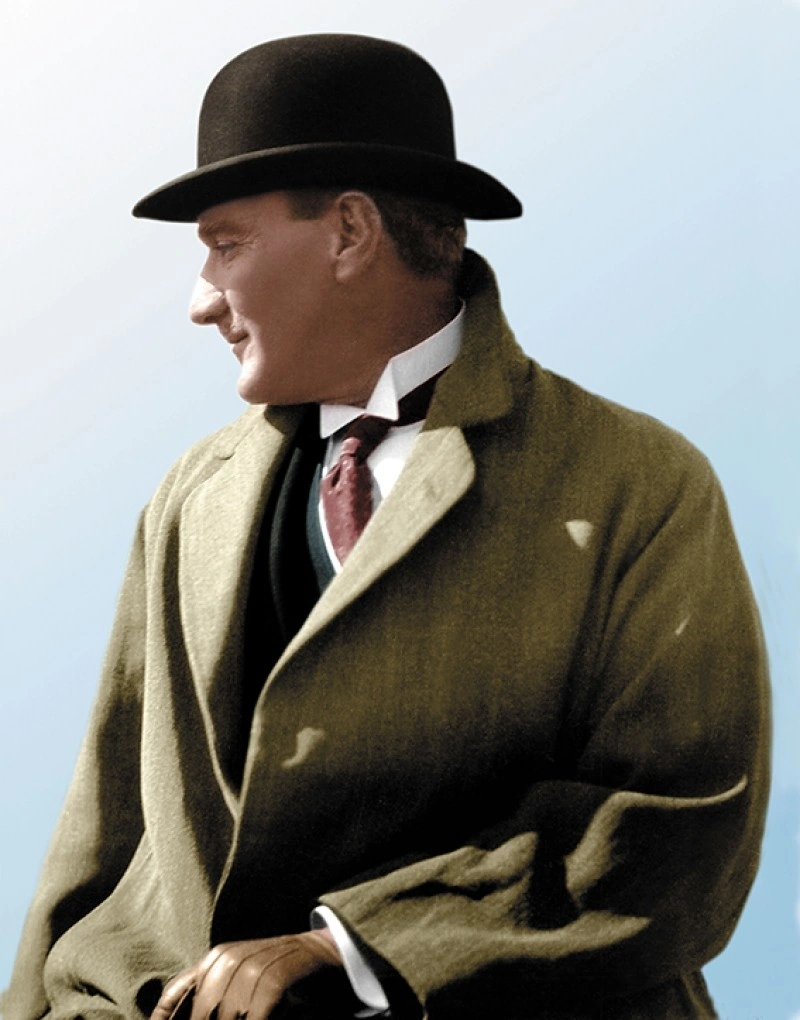 Siyah Renk Atatürk Şapkası Yetişkin