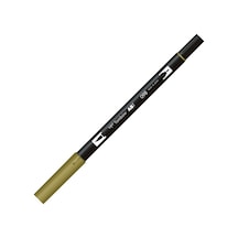 Tombow Dual Brush Pen Fırça Uçlu Avokado Renk Keçeli Kalem Avocad