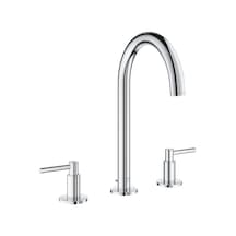Grohe Atrio Üç Delikli Lavabo Bataryası 1/2" L-Boyut - 20649000 Gümüş