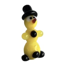 El Yapımı Mini Murano Cam Kardan Adam Biblo A94-01