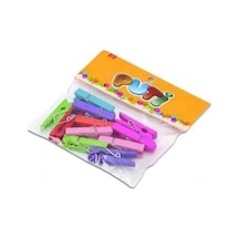 Puti Ahşap Küçük Mandal Renkli 24 Lü 4667 Çok Renkli