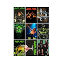 Metal Müzik Grupları - Over Kill Çoklu Sticker Seti