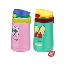 2li Set Pipetli Çelik Termos 350ml -6 Saat Isı Yalıtımı-