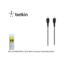 Belkin Blk-F3Y085Bf1M 1M Rca M-M Composite Video Metal   Kablo
