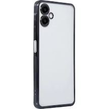 Samsung Galaxy A06 Kılıf Razer Lensli Silikon - Siyah