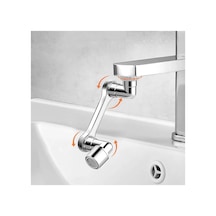 1080 Derece Dönebilen Evrensel 2 Modlu Robotik Kol Mutfak Banyo Musluk Başlığı