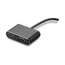 Lunatic 8052 Display To Hdmı 4k Altın Kaplama 2'si 1 Arada 1080p Adaptör