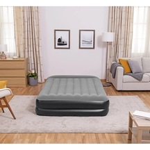 Altınkaya Ticaret Çift Kişilik Şişme Yatak + Pompa 67403 Gri - Siyah