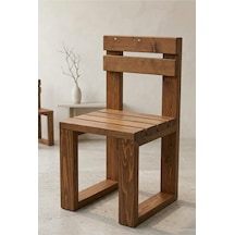 Grebach Ağaç Sandalye 40x40 Ladin Ağacı Kahverengi