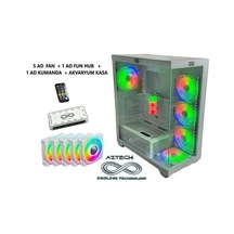 Aztech Azt101 W Gaming Mid-tower Pc Kasası Beyaz