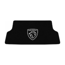 Oem Yeni Logo Peugeot Premium Bagaj Halısı Siyah