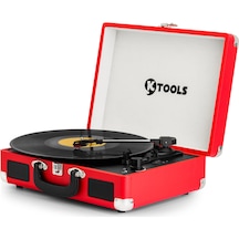 Ktools Nostalgia Bluetooth K344 Pikap - Kırmızı