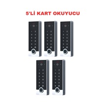 Sr-260 Em Wifi Tuya Video İnterkomlu Parmak İzi Şifreli Proximity Kart Okuyucu 125 Khz 5 Adet