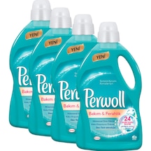 Perwoll Bakım & Ferahlık Sıvı Çamaşır Deterjanı 50 Yıkama 4 x 3 L
