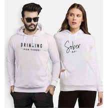 Tshirthane Sober Drinking Sevgili Kombinleri Kapüşonlu Kombini