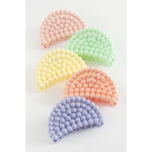 Oval Renkli Mandal Toka 6 Cm Pembe