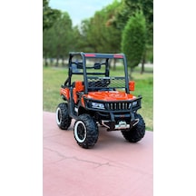 Utv X Alpha 24 Volt 4 Çekerli 800 Watt Akülü Araba Eva Teker Kırmızı
