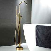 Fause Ayaklı Yerden Küvet Bataryası Adonis Altın Gold Kkb105-G Altın