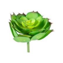 Yapay Eçeverya Sukulent Kaktüs Yeşil 14 Cm. Çok Renkli