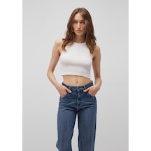 Mavi - Halter Yaka Beyaz Atlet 1612585-70057 Mavi - Halter Yaka Beyaz Atlet 1612585-70057