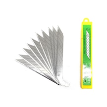 Ko-80 Çelik Maket Bıçağı Falçata Ucu Yedeği 9mm 30 Derece Küçük 10'lu