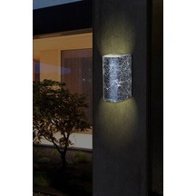 Mermer Desen Amber Işık Dekoratif Çift Yönlü Iç Dış Mekan Aplik Diğer