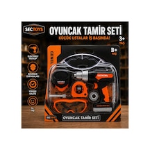 Oyuncak Tamir Seti Pilli Matkaplı Çantalı Tamir Aletleri Seti Oyuncak 16 Parça