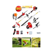 Stilmax STM5IN1 Çok Fonksiyonlu 5 Kafalı Benzinli Ot Biçme Tırpan