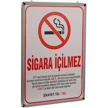 Akyazı Sigara İçilmez Panosu 35X50 0509Alüminyum Çerçeve