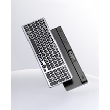 Ugreen Kablosuz Ultra İnce Sessiz Bluetooth İngilizce Q Klavye, Siyah, 15258