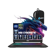 MSI Cyborg 15 B13WFKG-679XTRRNP03 i7-13620H 16 GB 2 TB SSD 8 GB RTX5060 15.6" W11P Dizüstü Bilgisayar