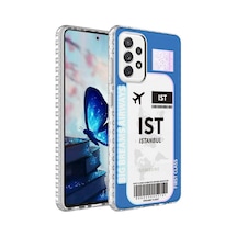 Smcase Samsung Galaxy Uyumlu A72 Kılıf Desenli Elegans Serisi Silikon