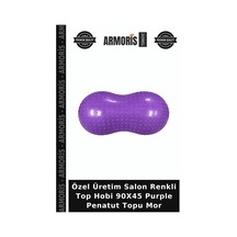 Özel Üretim Salon Renkli Top Hobi 90x45 Purple Penatut Topu Mor