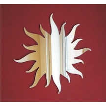 M3 Decorium Güneş Dekoratif Ayna Gümüş