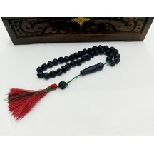 Miski Amber Balina Kusmuğu Küre Kesim Tesbih 10x10 26.4gr