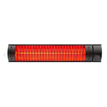 Rch-2000/6 2000 W Ip67 Uzaktan Kumandalı Dış Mekan Infrared Isıtıcı Siyah
