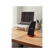 Mini Masa Üstü Cep Telefonu Tablet Tutucu Tutacağı Standı Us-t004 4 4 4 4 Cm Kırmızı