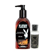 Playboy Aromaterapi Isıtıclı Massage Oil 120 Ml + Natural Aromalı Massage Vücut Masaj Yağı 50 Ml